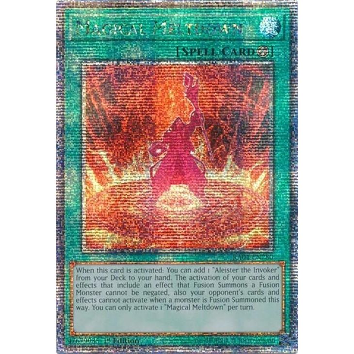 Image for Magical Meltdown (Quarter Century Secret Rare) (RA04-EN280) - YuGiOh