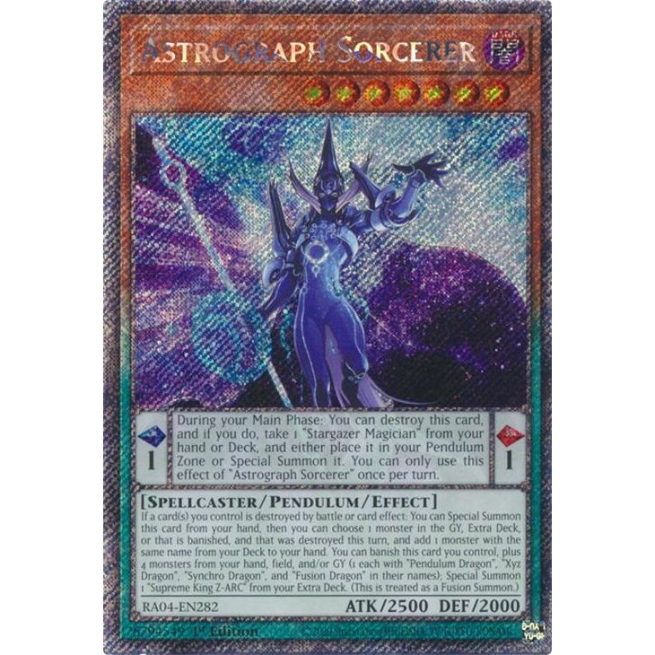 Image for Astrograph Sorcerer (Platinum Secret Rare) (RA04-EN282) - YuGiOh