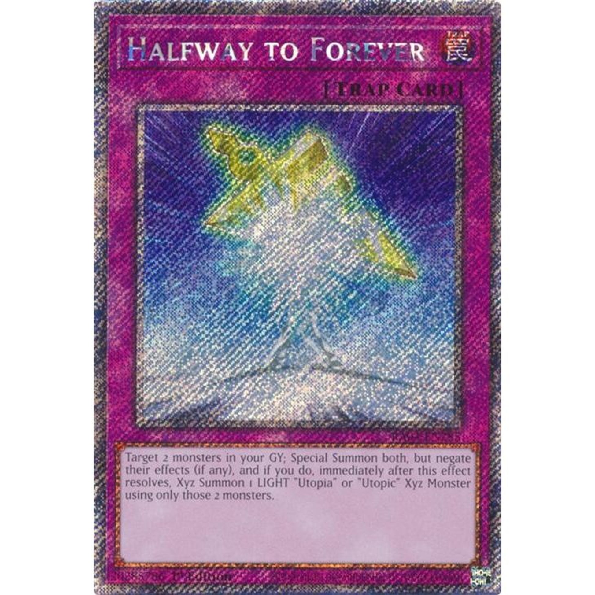 Image for Halfway to Forever (Platinum Secret Rare) (RA04-EN285) - YuGiOh