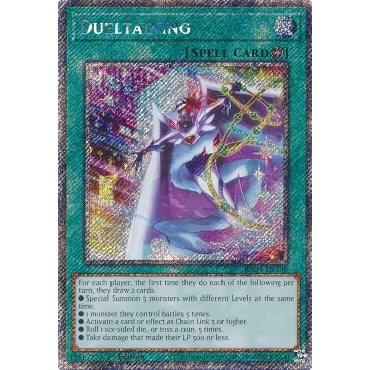 Image for Dueltaining (Platinum Secret Rare) (RA04-EN286) - YuGiOh