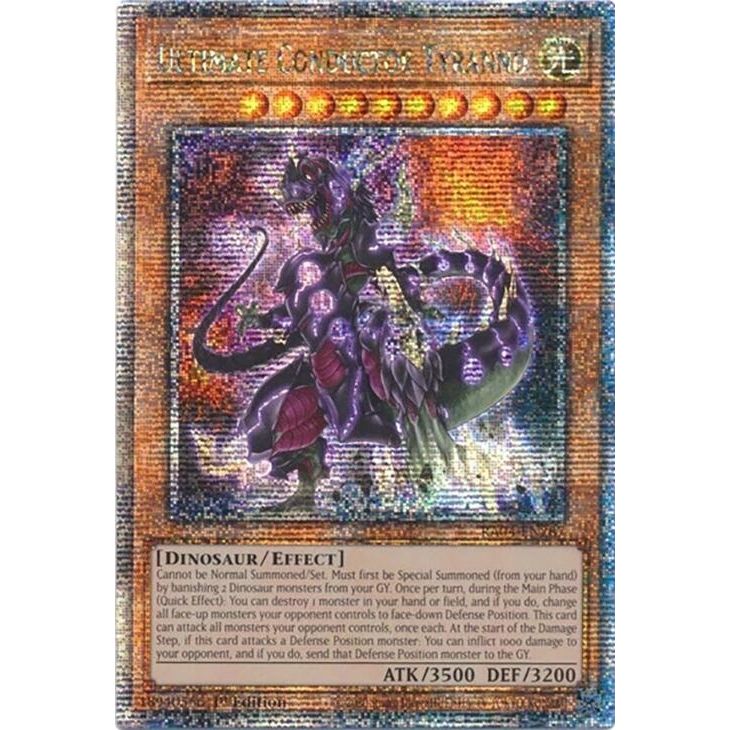 Image for Ultimate Conductor Tyranno (Quarter Century Secret Rare) (RA04-EN287) - YuGiOh