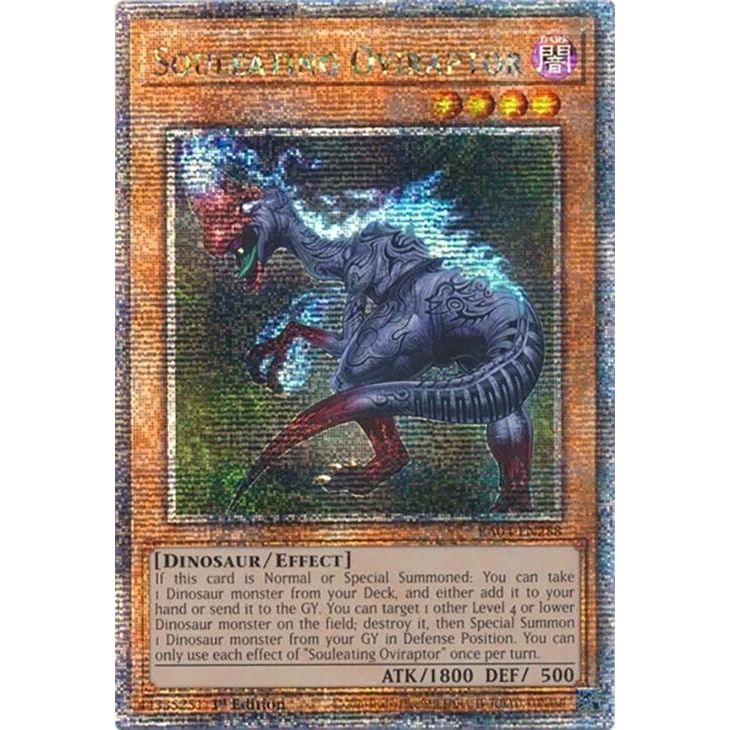 Image for Souleating Oviraptor (Quarter Century Secret Rare) (RA04-EN288) - YuGiOh
