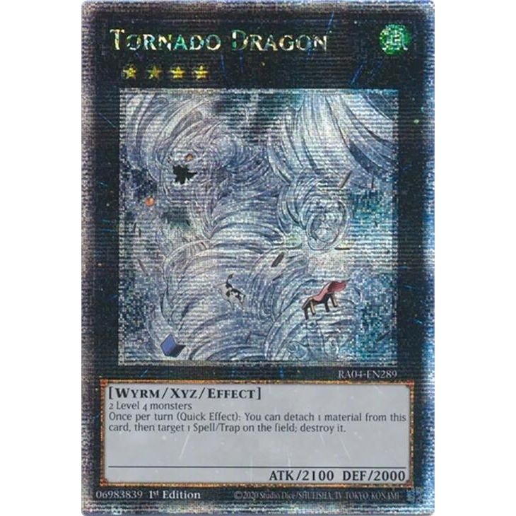 Image for Tornado Dragon (Quarter Century Secret Rare) (RA04-EN289) - YuGiOh