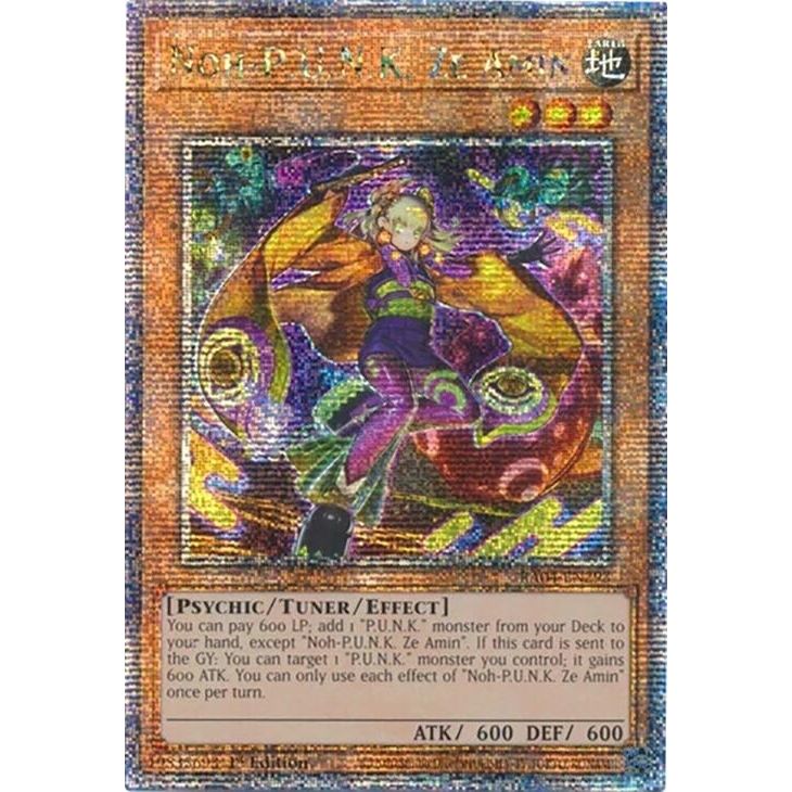 Image for Noh-P.U.N.K. Ze Amin (Quarter Century Secret Rare) (RA04-EN293) - YuGiOh