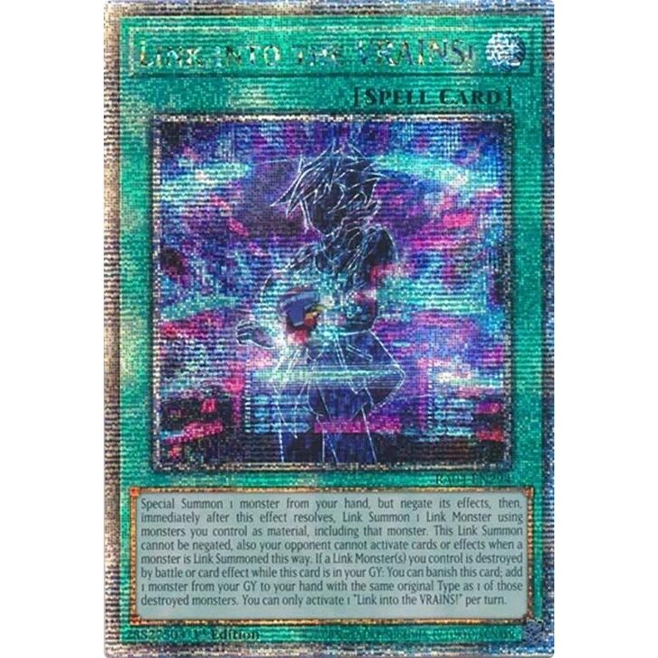 Image for Link into the VRAINS! (Quarter Century Secret Rare) (RA04-EN294) - YuGiOh