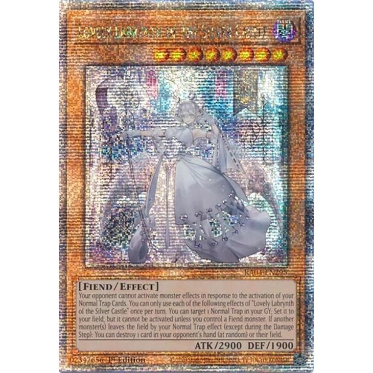 Image for Lovely Labrynth of the Silver Castle (Quarter Century Secret Rare) (RA04-EN295) - YuGiOh
