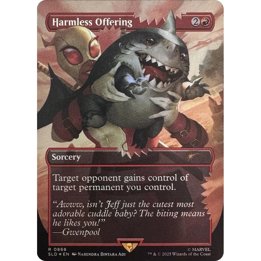 Image for Harmless Offering (Rainbow Foil) (868) (SLD) - Magic: The Gathering
