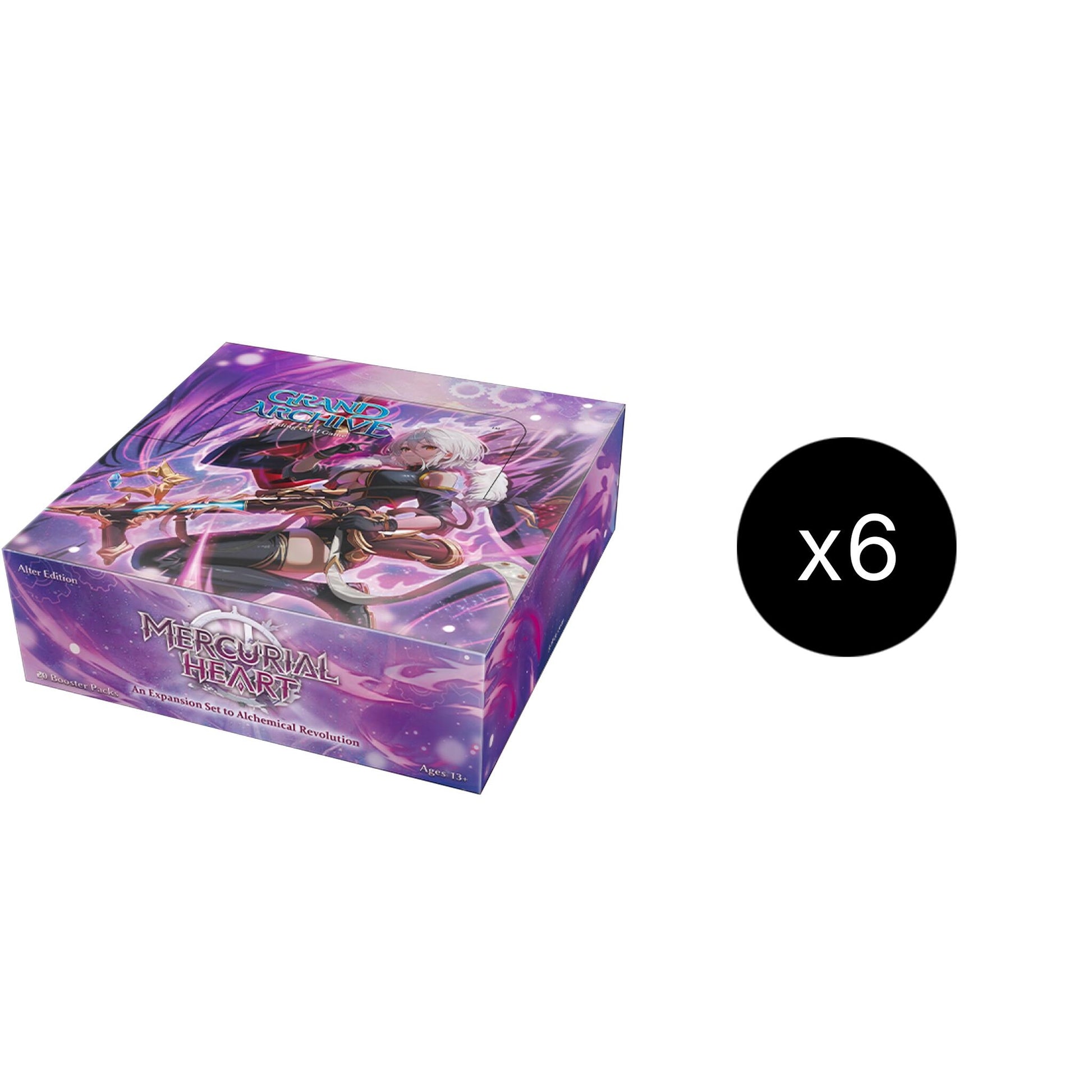 Image for Mercurial Heart Alter Edition Booster Box Case - Grand Archive TCG