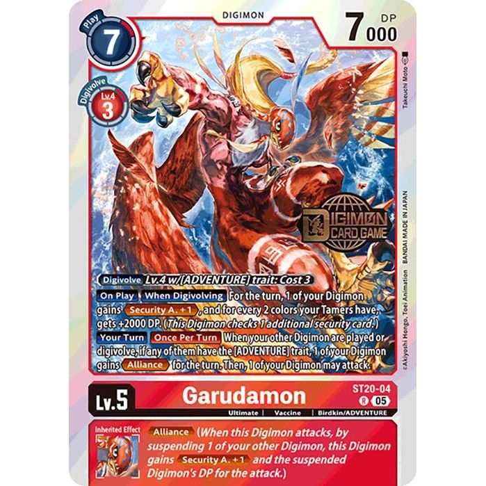 Image for Garudamon (ST20-04 R) (ST-20_PR) - Digimon Card Game