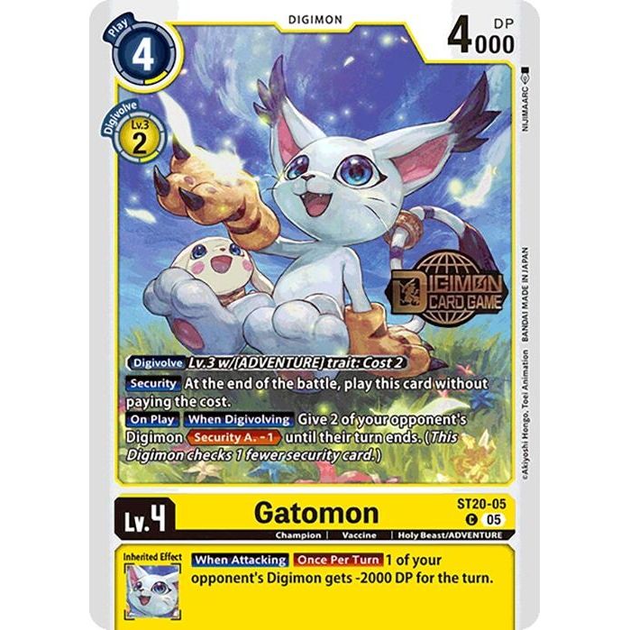 Image for Gatomon (ST20-05 C) (ST-20_PR) - Digimon Card Game