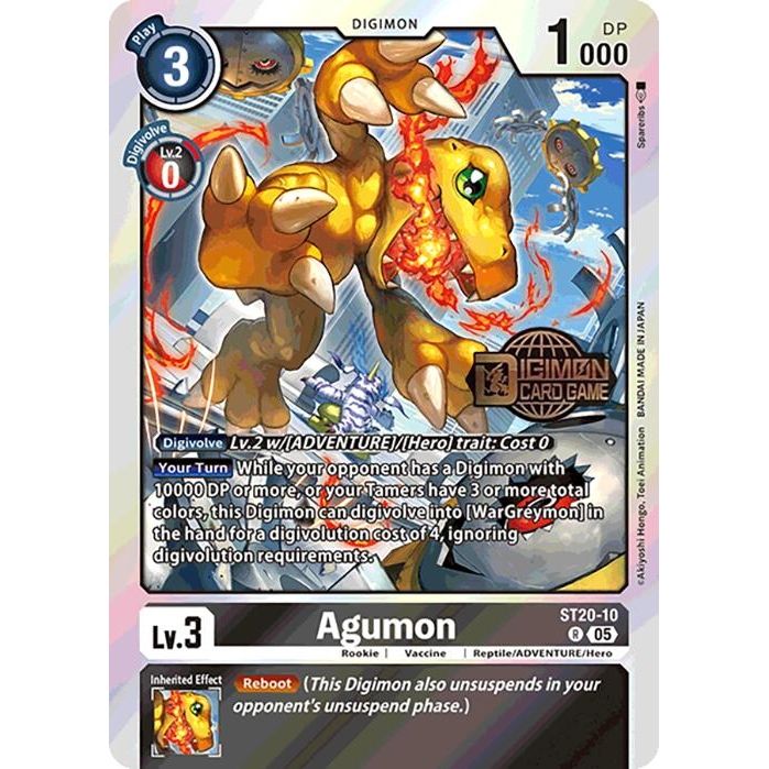 Image for Agumon (ST20-10 R) (ST-20_PR) - Digimon Card Game