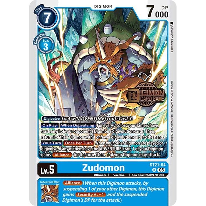Image for Zudomon (ST21-04 U) (ST-21_PR) - Digimon Card Game