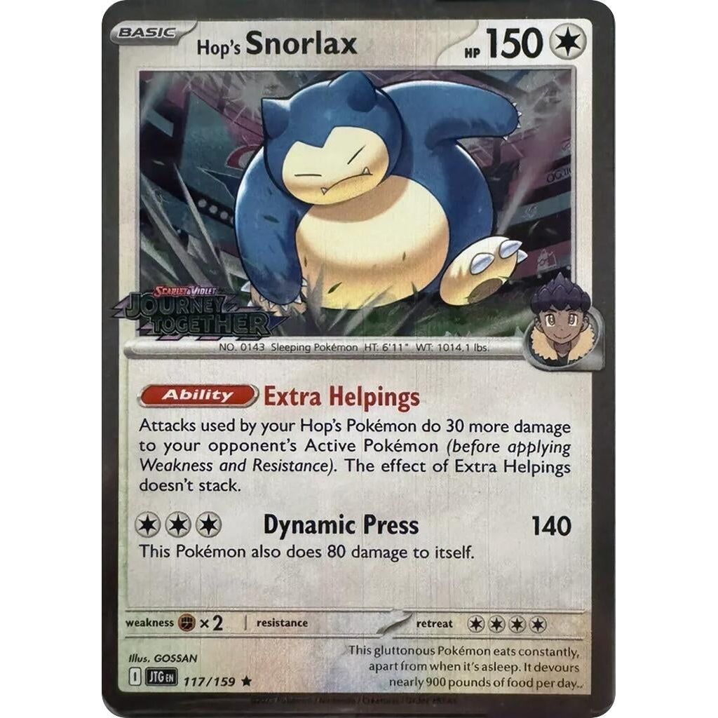 Image for Hop's Snorlax - 117/159 (Cosmos Holo) (117/159) (JTG) - Pokemon