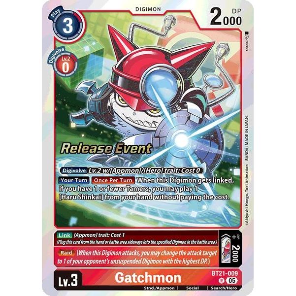 Image for Gatchmon (BT21-009 R) (BT21_PR) - Digimon Card Game