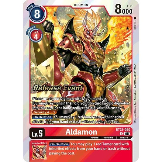 Image for Aldamon (BT21-020 R) (BT21_PR) - Digimon Card Game