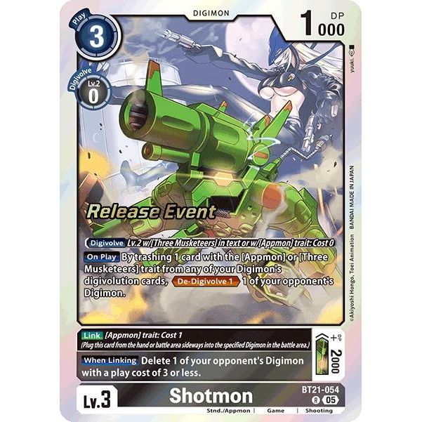 Image for Shotmon (BT21-054 R) (BT21_PR) - Digimon Card Game