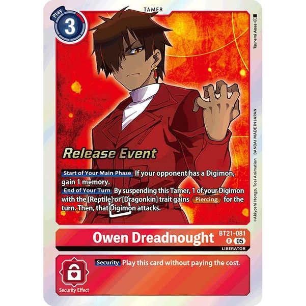 Image for Owen Dreadnought (BT21-081 R) (BT21_PR) - Digimon Card Game
