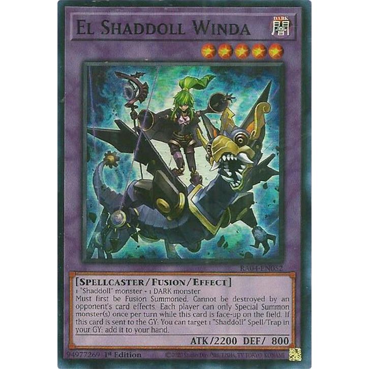 Image for El Shaddoll Winda (RA04-EN052) - YuGiOh