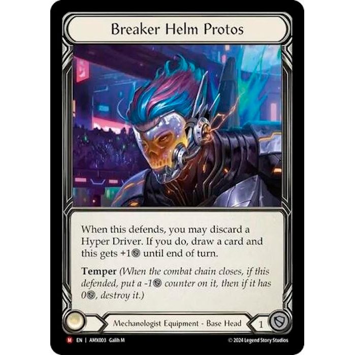 Image for Breaker Helm Protos (AMX003) - Flesh and Blood TCG