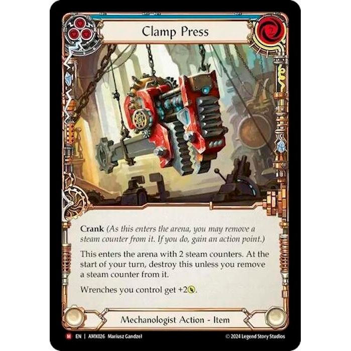 Image for Clamp Press (AMX026) - Flesh and Blood TCG