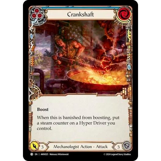 Image for Crankshaft (Blue) (AMX025) - Flesh and Blood TCG