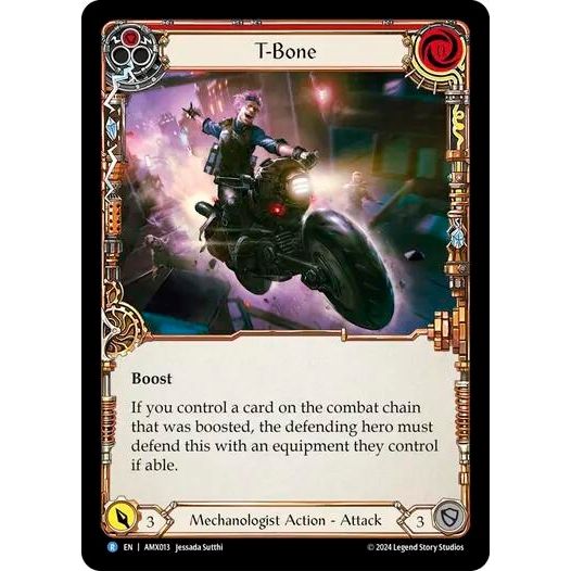 Image for T-Bone (Red) (AMX013) - Flesh and Blood TCG