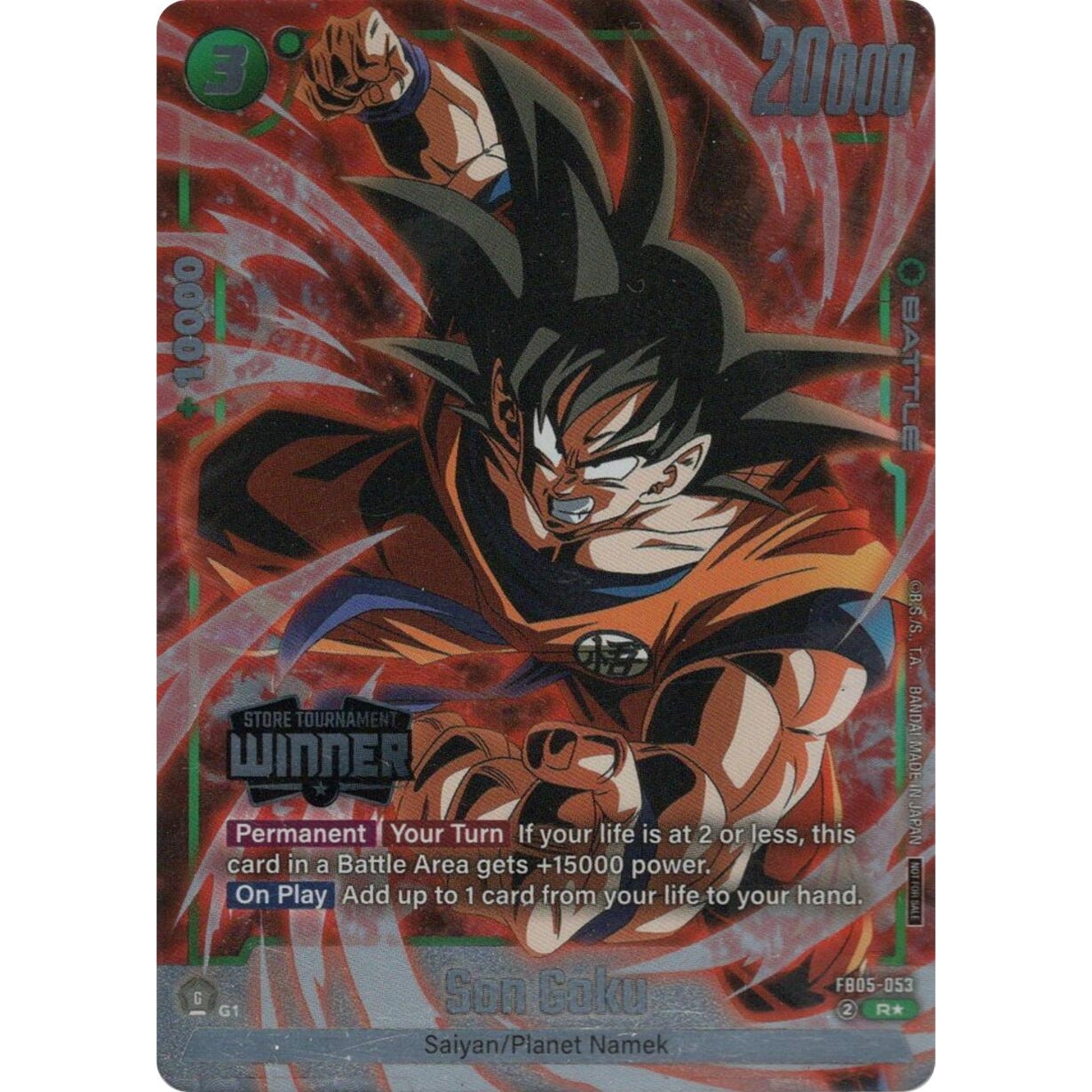 Image for Son Goku - FB05-053 (Tournament Pack -Winner- 06) (FB05-053) (DBSFW_TPR) - Dragon Ball Super: Fusion World