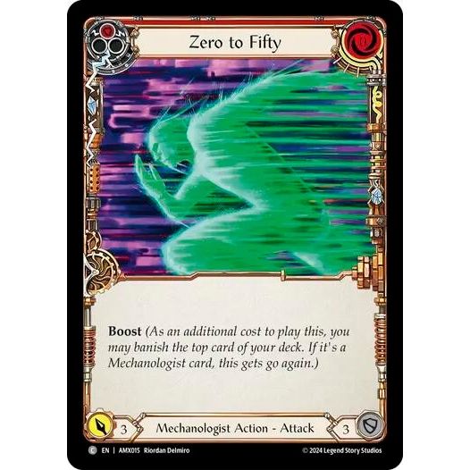 Image for Zero to Fifty (Red) (AMX015) - Flesh and Blood TCG