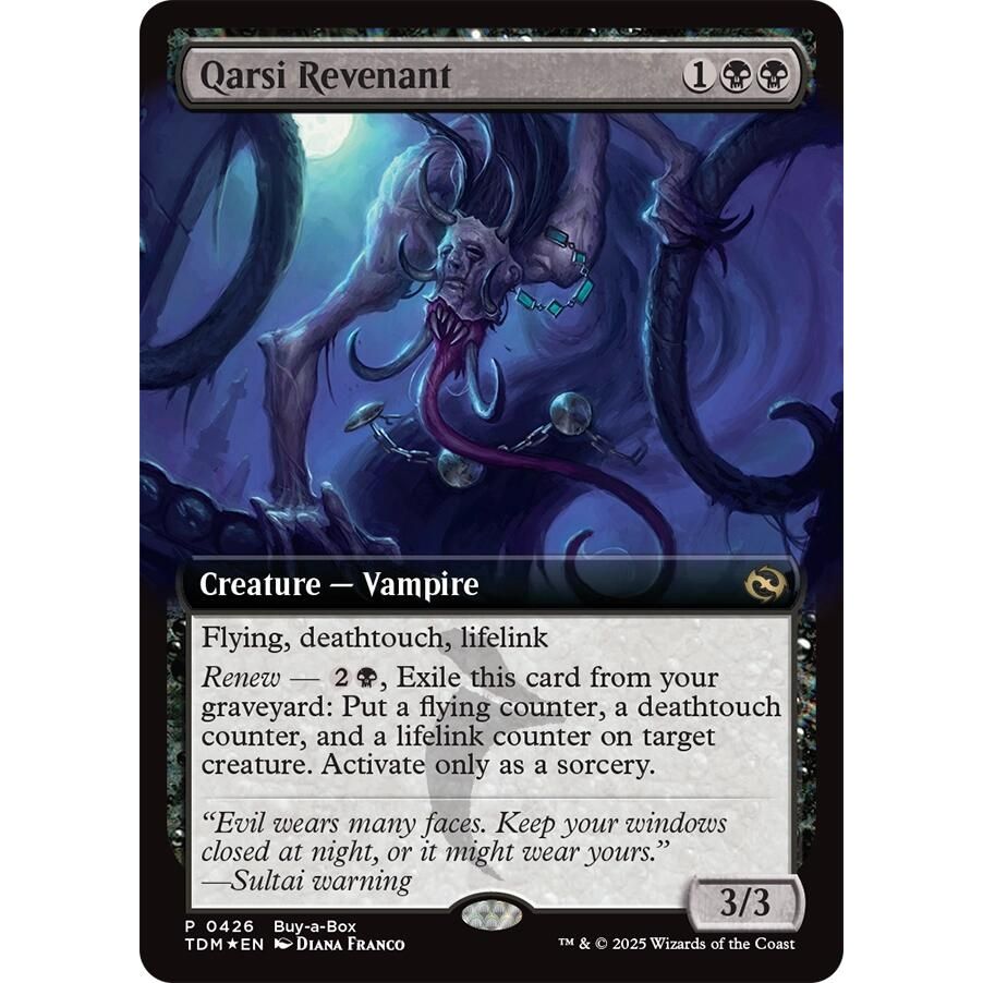 Image for Qarsi Revenant (Extended Art) (426) (BABP) - Magic: The Gathering