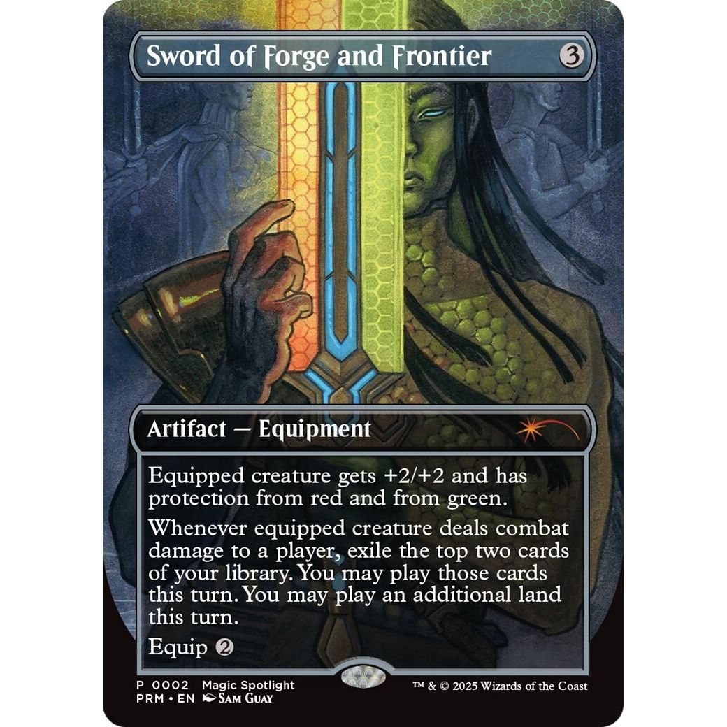 Image for Sword of Forge and Frontier (Borderless) (2) (UMP) - Magic: The Gathering