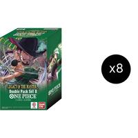 Double Pack Set Vol. 8 Display - One Piece — Legacy of the Master (005)