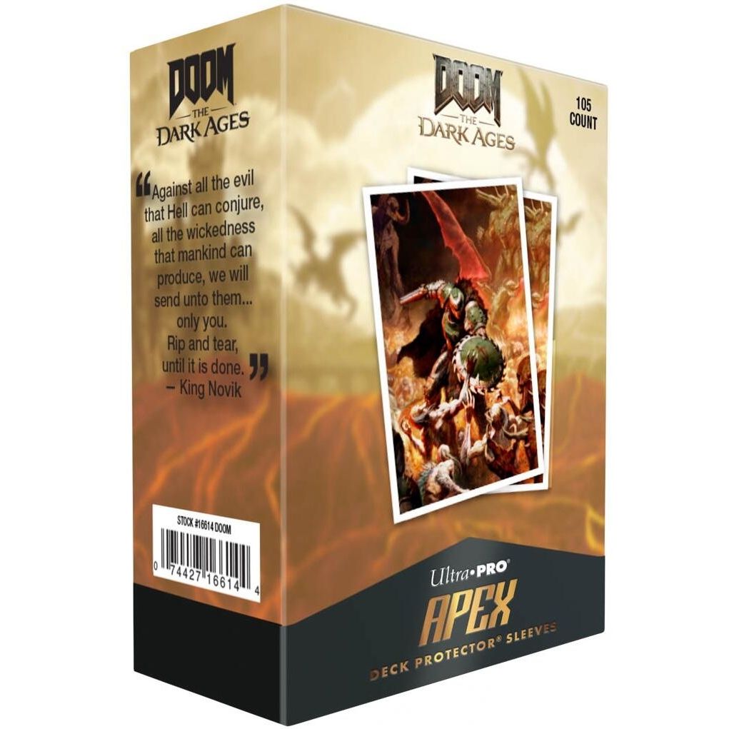 Image for DOOM APEX Deck Protector Sleeves 1 for Bethesda - DOOM (105-pack) - Card Sleeves