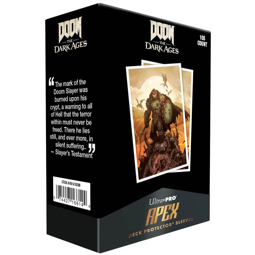 Image for DOOM APEX Deck Protector Sleeves 2 for Bethesda - DOOM (105-pack) - Card Sleeves