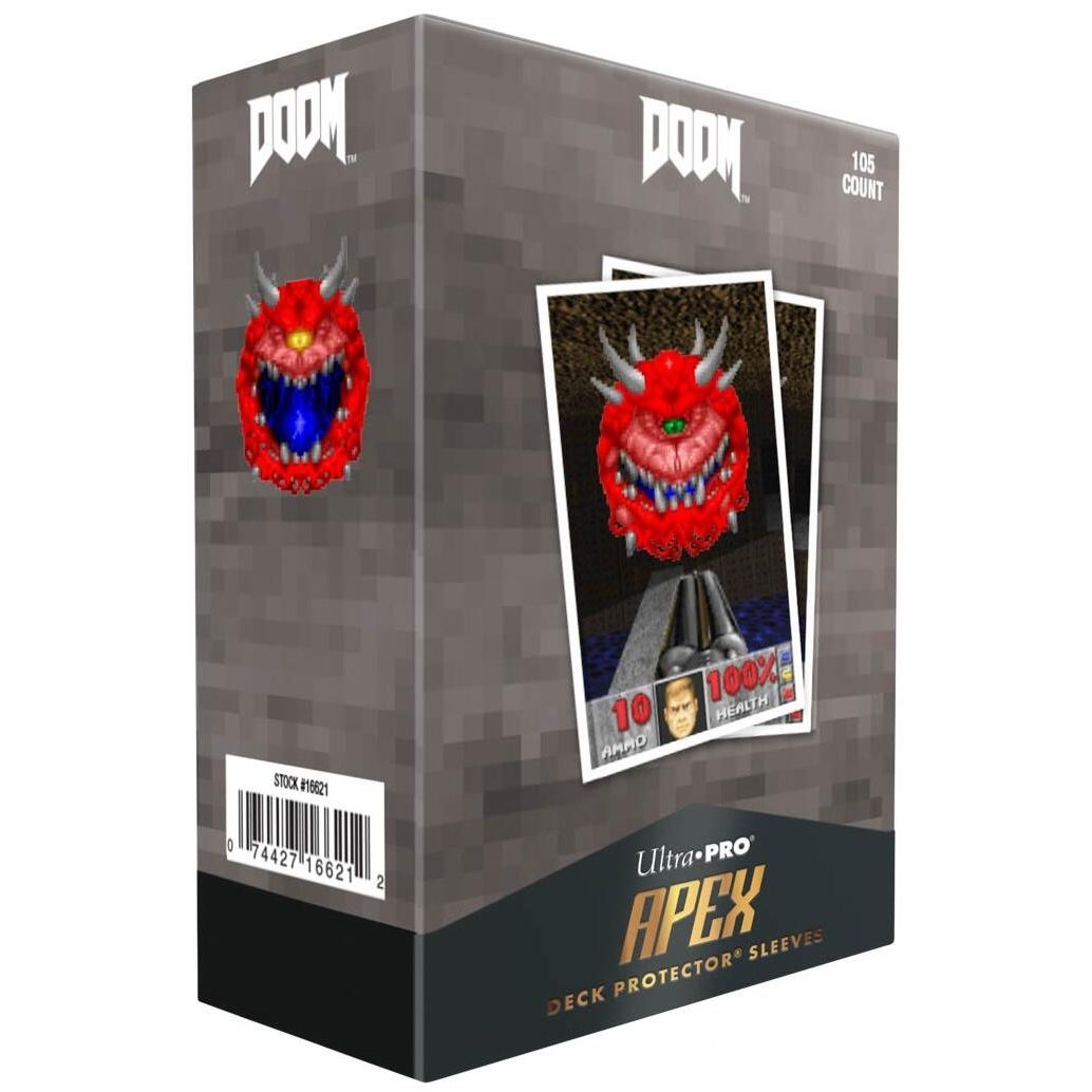Image for Cacodemon APEX Deck Protector Sleeves for Bethesda - DOOM (105-pack) - Card Sleeves