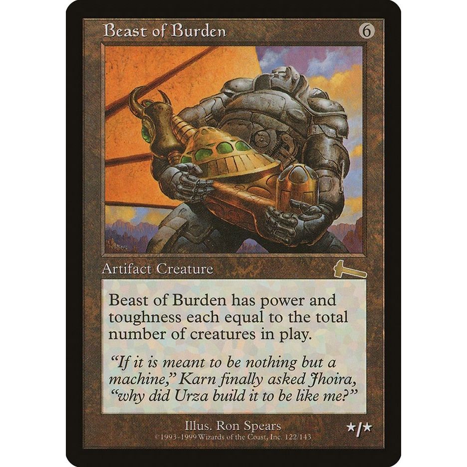 Image for Beast of Burden (122) (ULG) - Magic: The Gathering