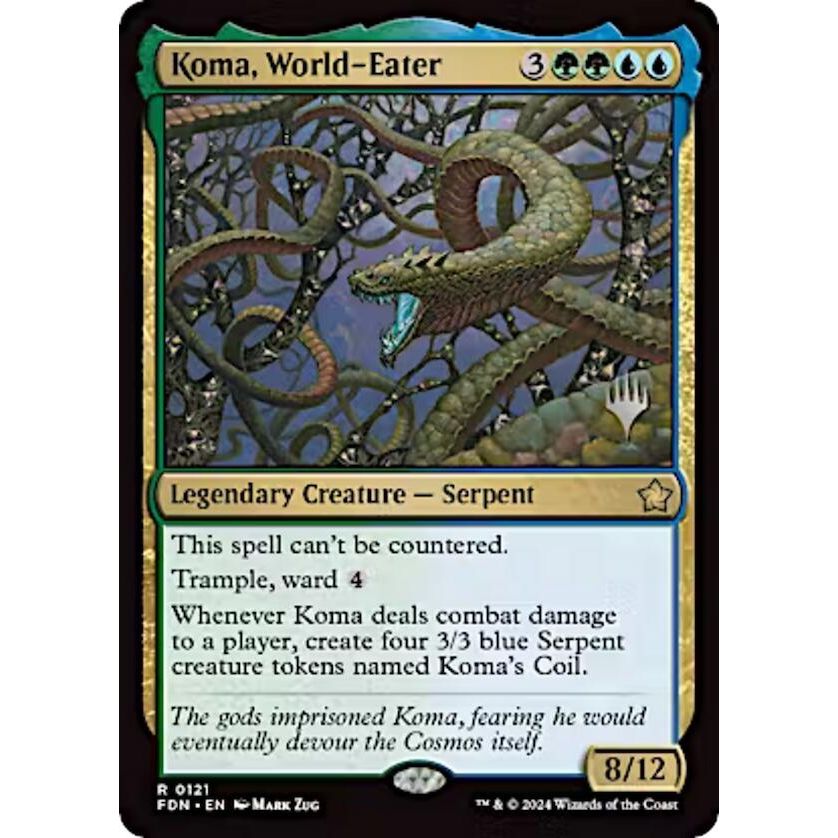 Image for Koma, World-Eater (121) (PPDFT) - Magic: The Gathering