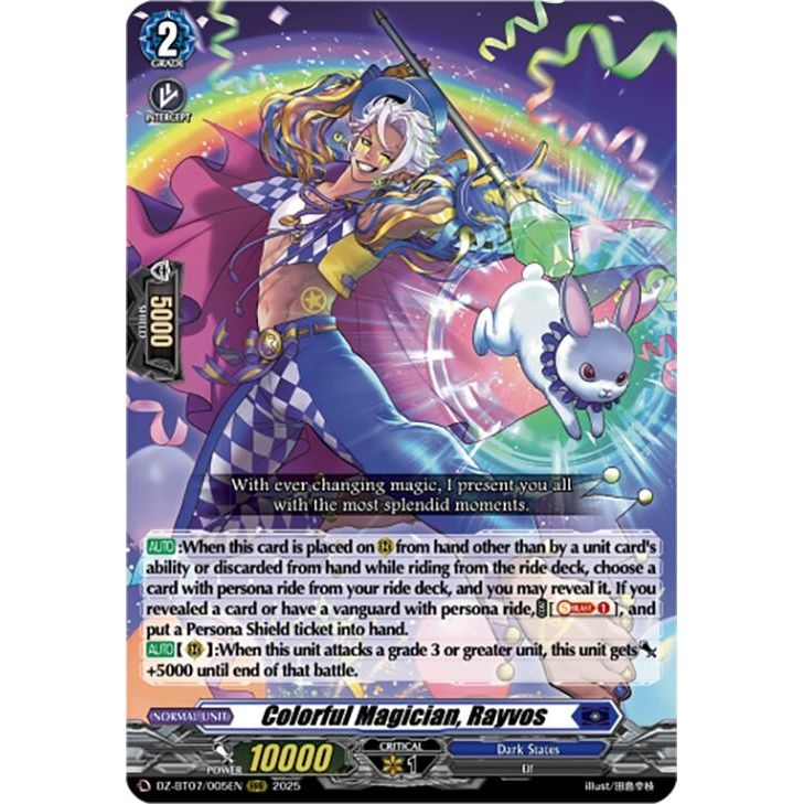 Image for Colorful Magician, Rayvos (DZ-BT07/005EN) (DZ-BT07) - Cardfight Vanguard