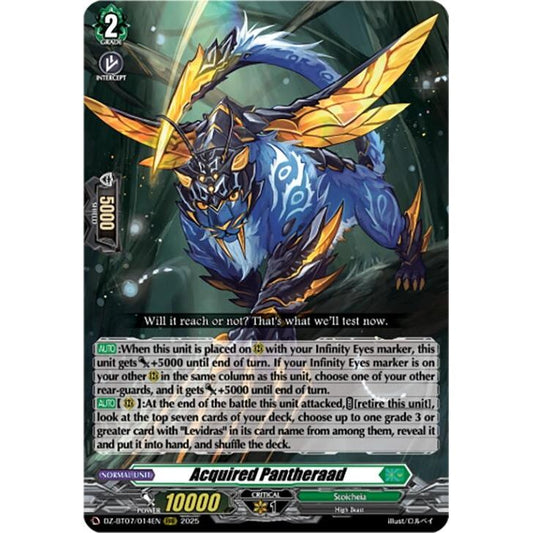 Image for Acquired Pantheraad (DZ-BT07/014EN) (DZ-BT07) - Cardfight Vanguard