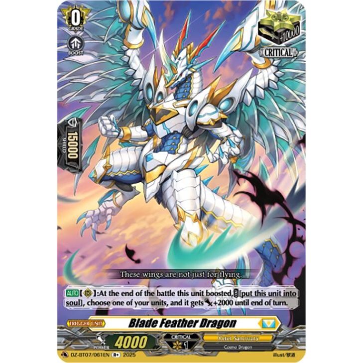 Image for Blade Feather Dragon (DZ-BT07/061EN) (DZ-BT07) - Cardfight Vanguard