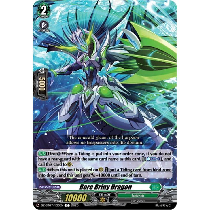 Image for Bore Briny Dragon (DZ-BT07/136EN) (DZ-BT07) - Cardfight Vanguard