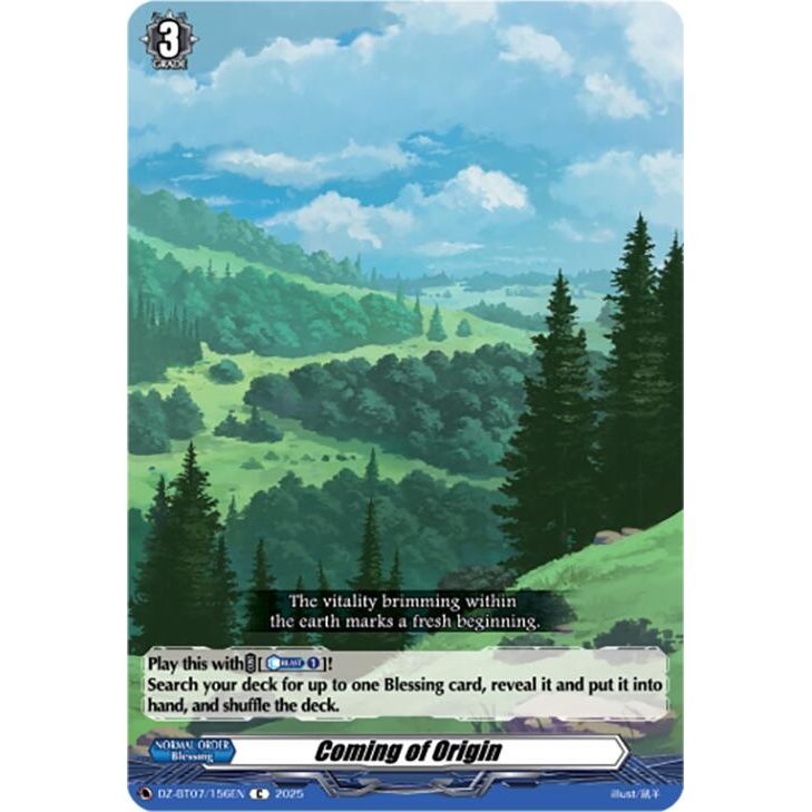 Image for Coming of Origin (DZ-BT07/156EN) (DZ-BT07) - Cardfight Vanguard