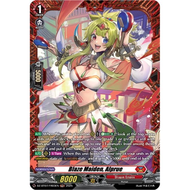 Image for Blaze Maiden, Alprue (FR) (DZ-BT07/FR03EN) (DZ-BT07) - Cardfight Vanguard