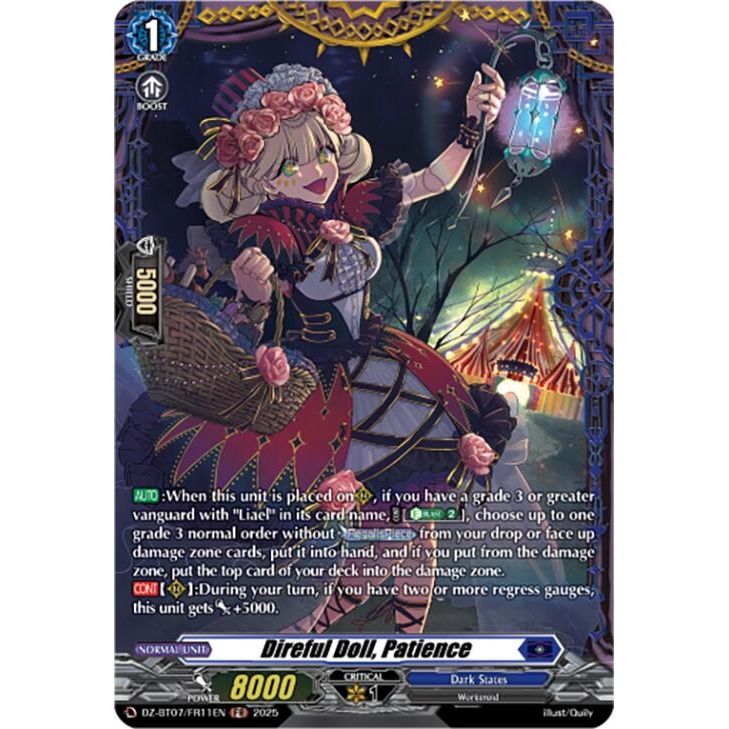 Image for Direful Doll, Patience (FR) (DZ-BT07/FR11EN) (DZ-BT07) - Cardfight Vanguard
