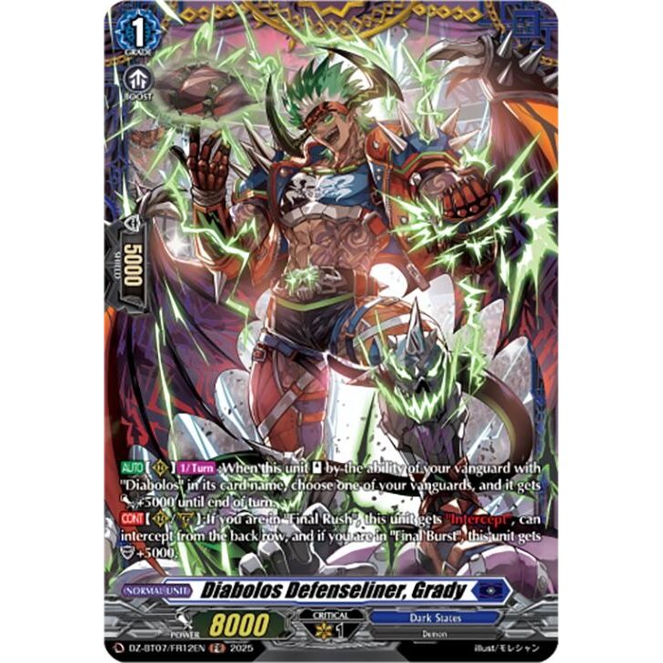 Image for Diabolos Defenseliner, Grady (FR) (DZ-BT07/FR12EN) (DZ-BT07) - Cardfight Vanguard