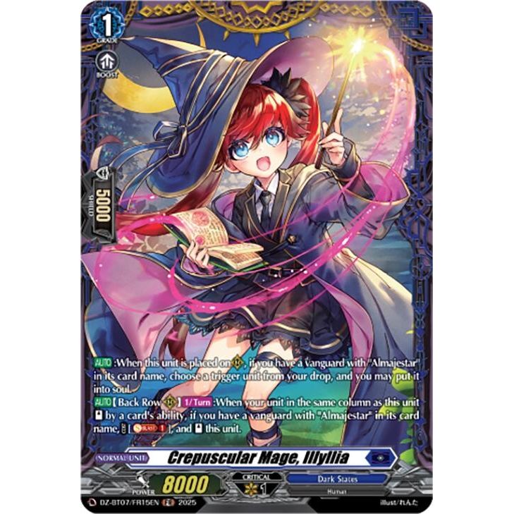 Image for Crepuscular Mage, Illyllia (FR) (DZ-BT07/FR15EN) (DZ-BT07) - Cardfight Vanguard