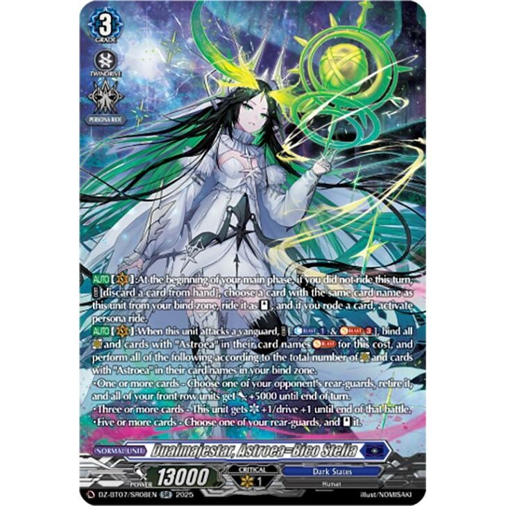 Image for Dualmajestar, Astroea=Bico Stella (SR) (DZ-BT07/SR08EN) (DZ-BT07) - Cardfight Vanguard