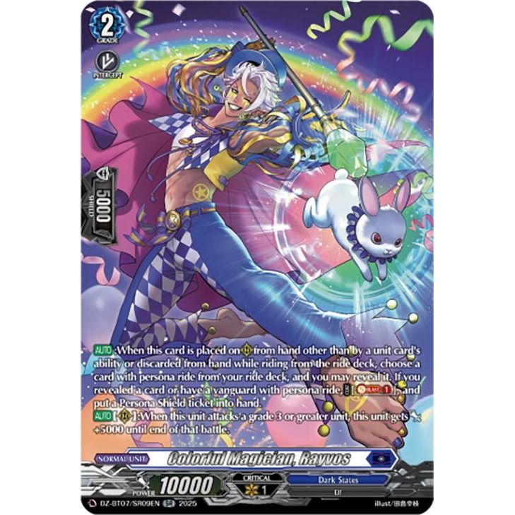 Image for Colorful Magician, Rayvos (SR) (DZ-BT07/SR09EN) (DZ-BT07) - Cardfight Vanguard