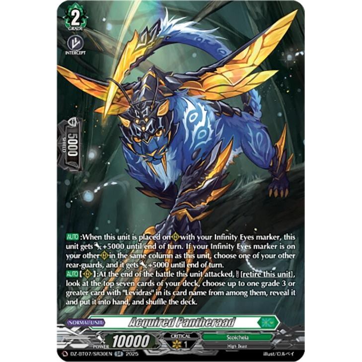 Image for Acquired Pantheraad (SR) (DZ-BT07/SR30EN) (DZ-BT07) - Cardfight Vanguard