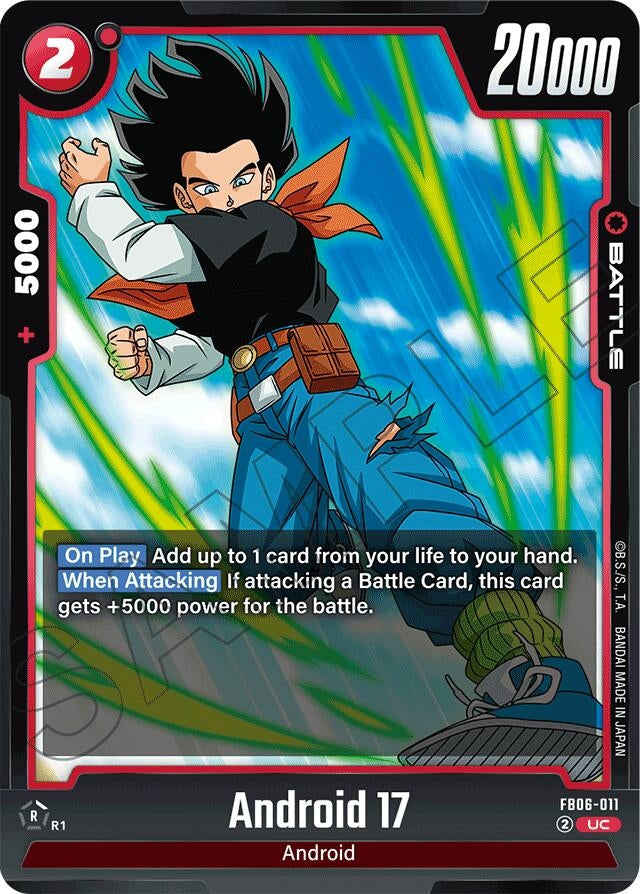 Image for Android 17 - FB06-011 (FB06-011) (FB06) - Dragon Ball Super: Fusion World