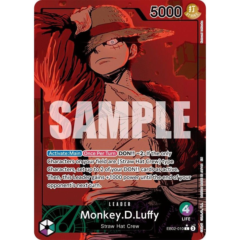 Image for Monkey.D.Luffy (010) (Alternate Art) (EB02-010) (EB-02) - One Piece Card Game